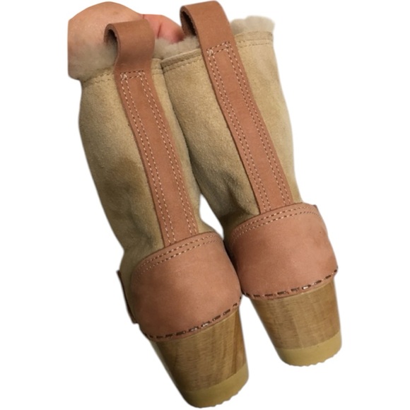 No.6 Shearling Clogs Boots - Picture 6 of 16